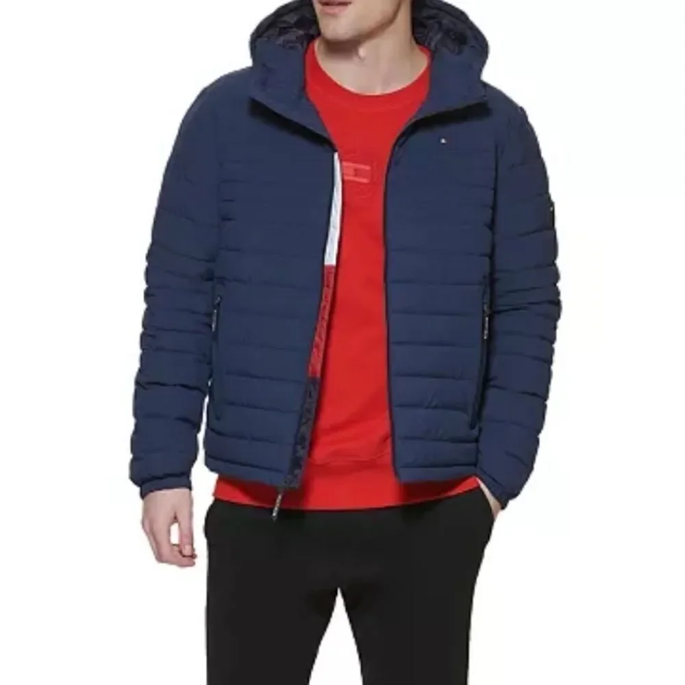New! Tommy Hilfiger| Mens Jacket| Comfort Bi-Stretch|Lightweight insulation| Zip